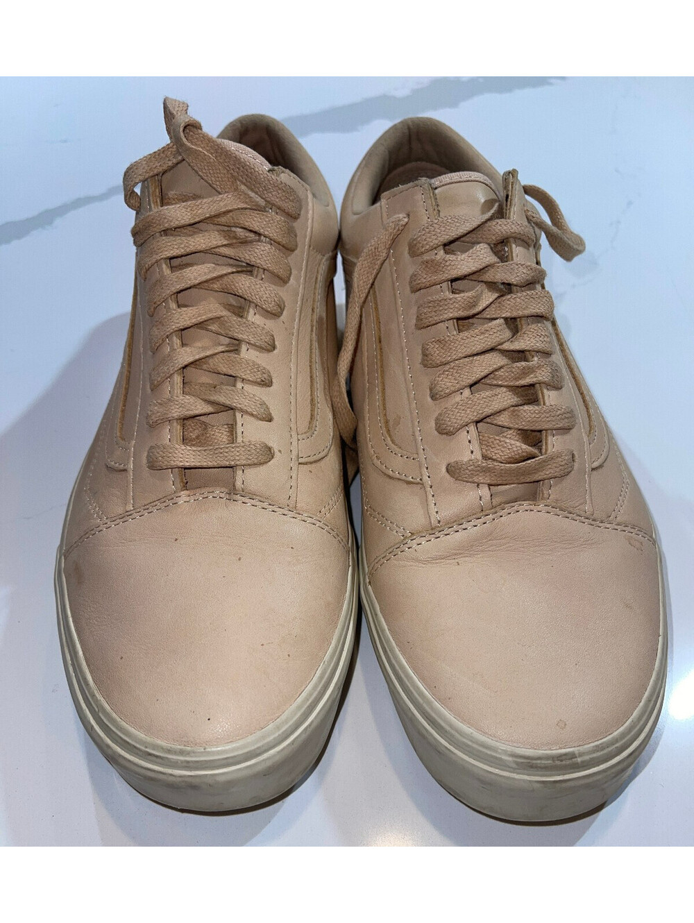 EUC DESIGNER VANS 721356 CASUAL COMFORTABLE LACE UP TAN SHOES MEN'S SIZE 10.5